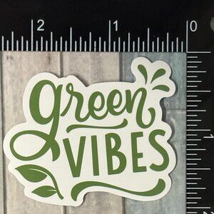 🌀10/$10🌀 Protect The Earth Environment Green Reusable Waterproof Vinyl Sticker